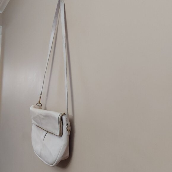Whistles leather cream crossbody bag - Picture 3 of 13